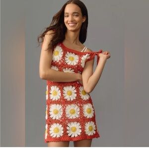 NWT Anthropologie Floral Patch Tunic size M/L